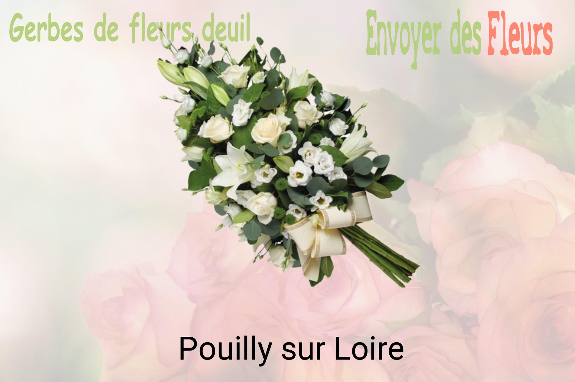 Gerbe de fleurs de deuil livrée à Pouilly-sur-Loire